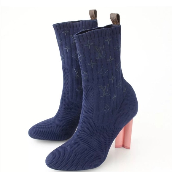 louis vuitton sock heels